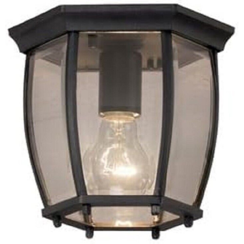 Portfolio Flushmount Ceiling Fixture #0338579 Matte Black Finish New Boxed